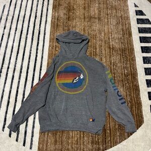 Aviator Nation Gray Graphic Hoodie